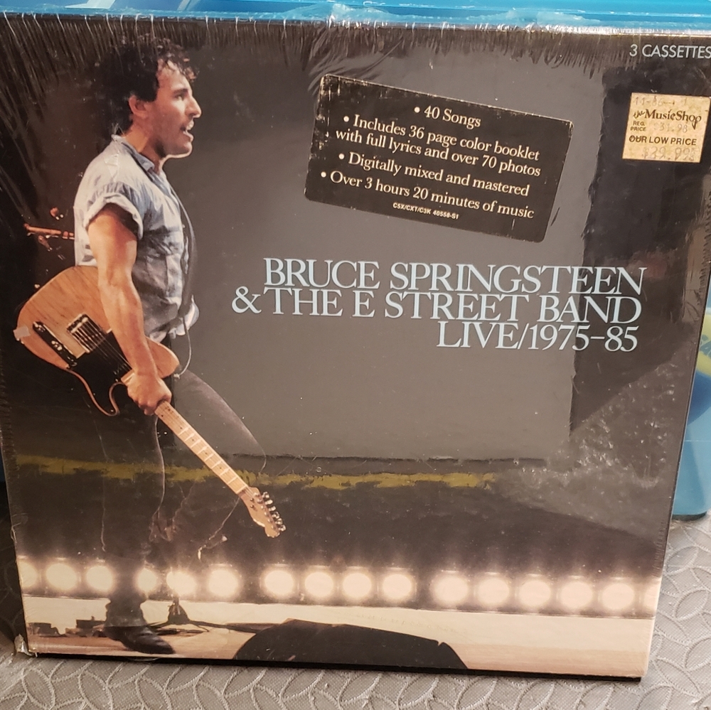 Sealed 1980's Bruce Springsteen Cassette Box Set